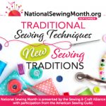 National Sewing Month 2021 graphic