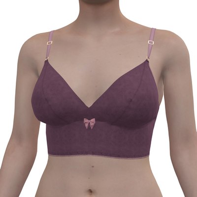 Downloadable PDF lily Bralette Sewing Pattern, Sizes XS-L 